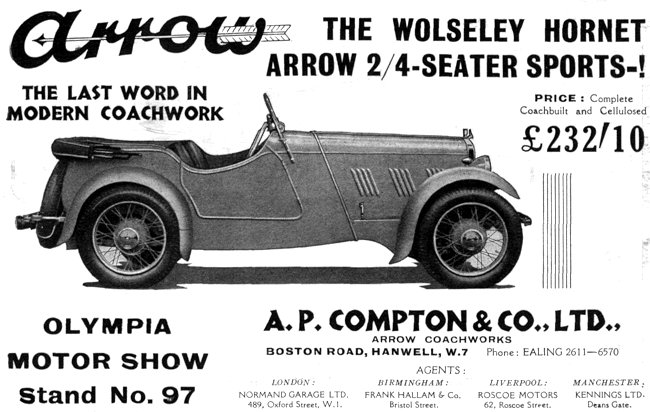 Wolseley 1931 Hornet Arrow